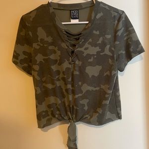 Camouflage Crop Top